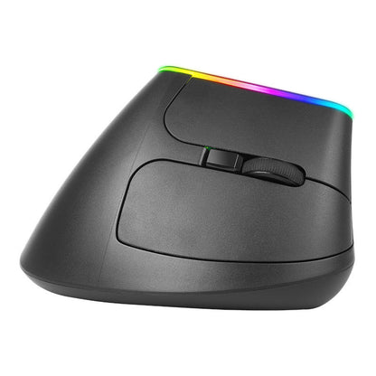 M618C RGB Vertical Wireless Ergonomic Hand-held Straight Mouse